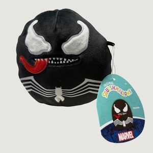 Squishmallows Venom Plush Marvel 5 Inch Black NWT Symbiote Spider-Man Toy